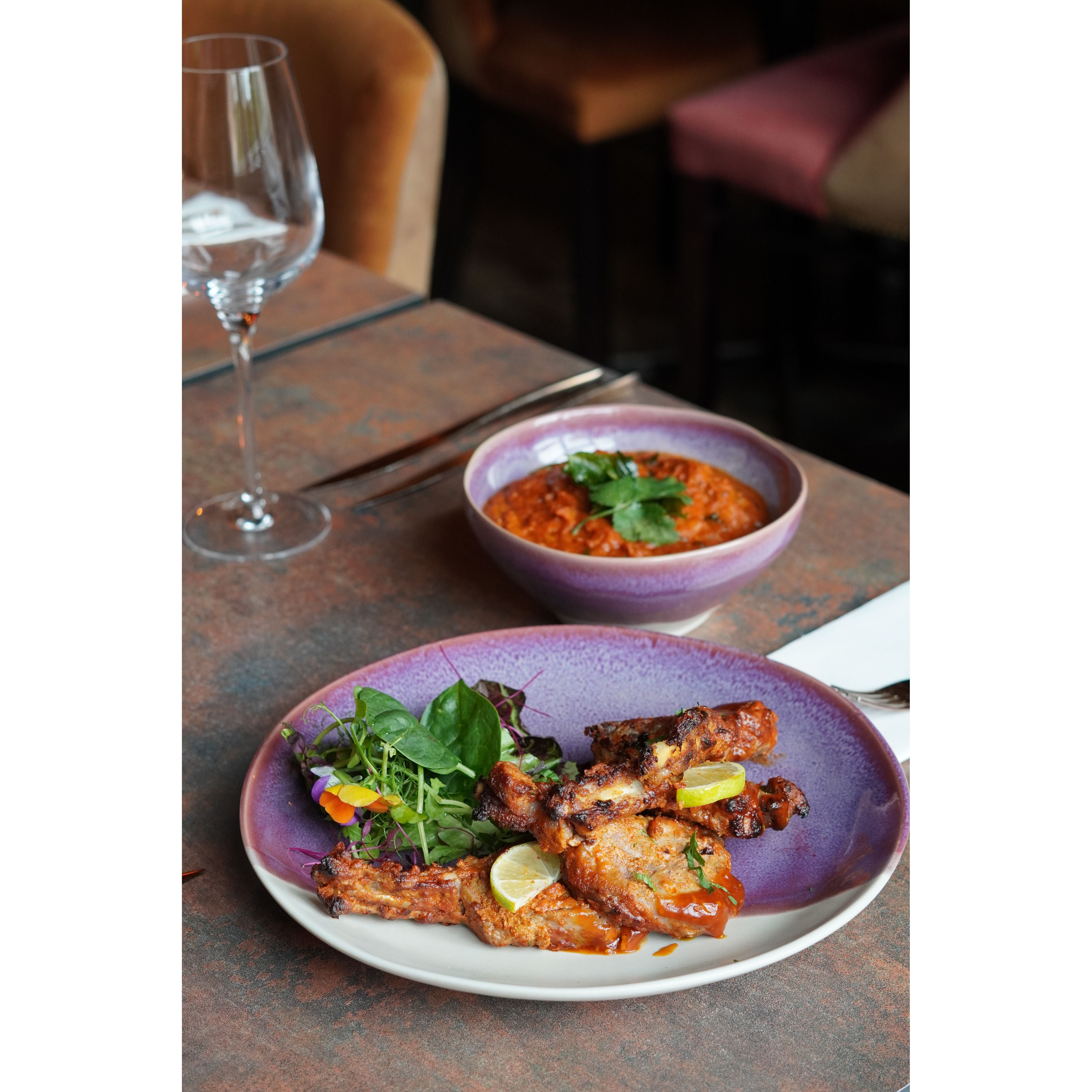 Californian Purple Shoreline Stoneware Mains Plate 27cm Dia