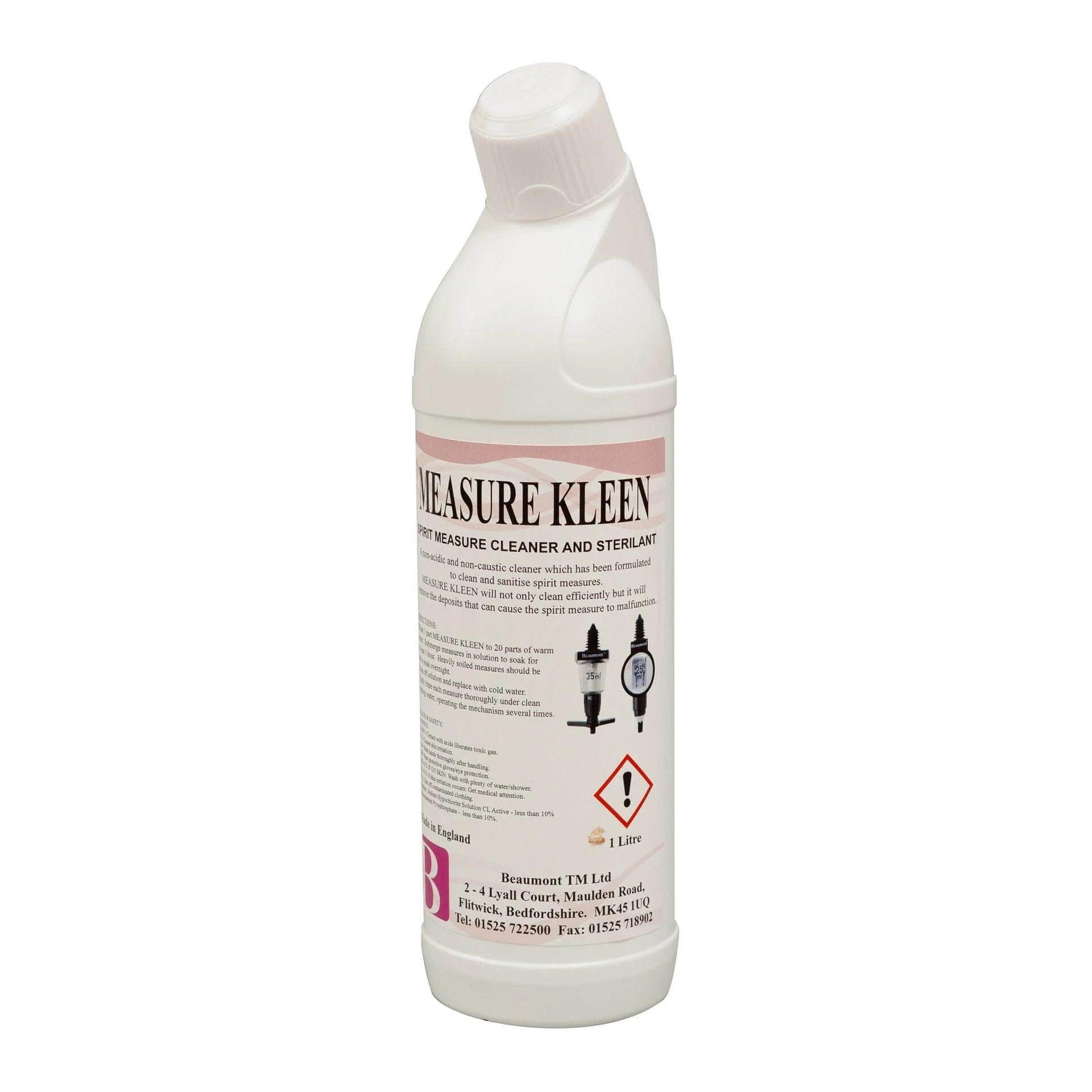 Kleen Spirit Measure Cleaner 1 Litre (6 Pack)