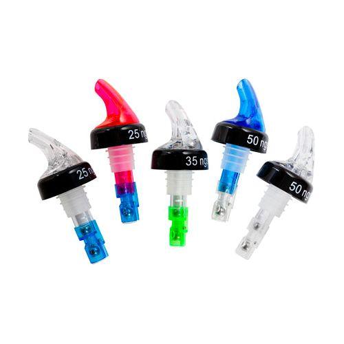 Red Quick Shot 3 Ball Measured Pourer - Perfect for Controlled Spirit Pours!