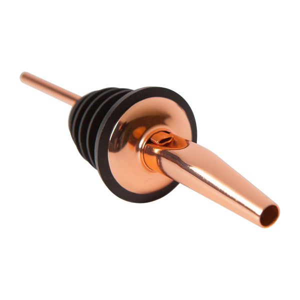Copper Plated Stainless Steel Freeflow Drinks Pourer - Pack of 12
