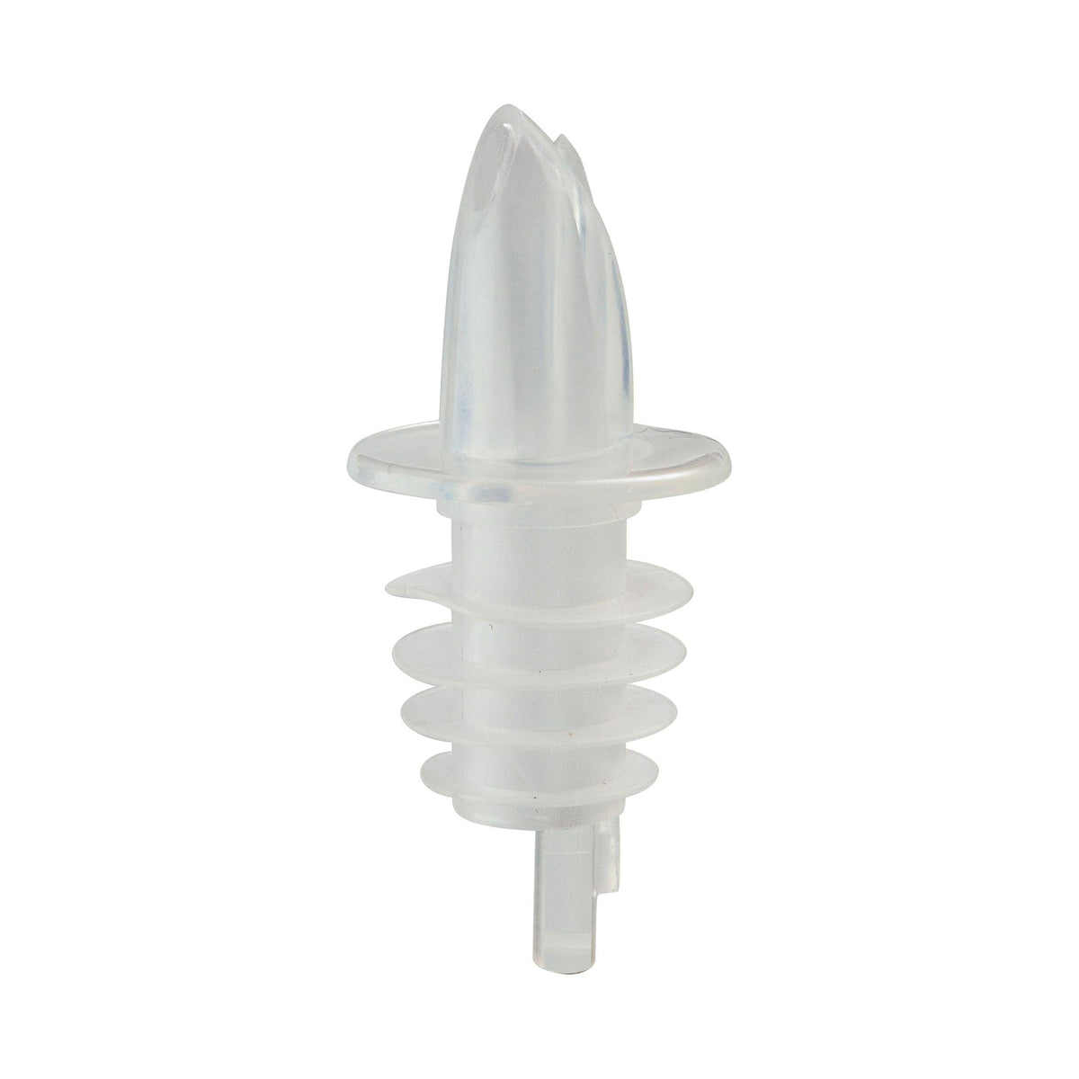 Translucent Economy Freeflow Plastic Drinks Pourers - 10 Pack