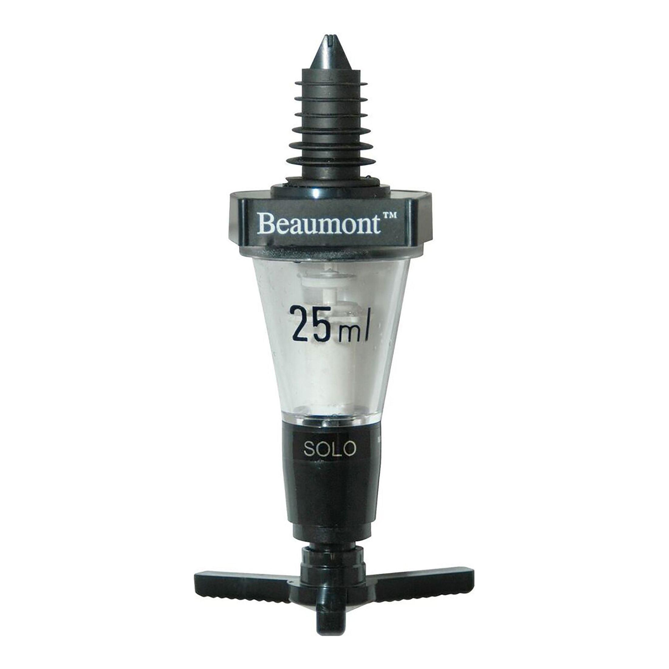 Solo Classical Spirit Measure - 25ml Black