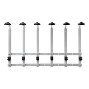 Stylish Wall-Mounted 6 Bottle Rack for 70cl/1 Litre Bottles