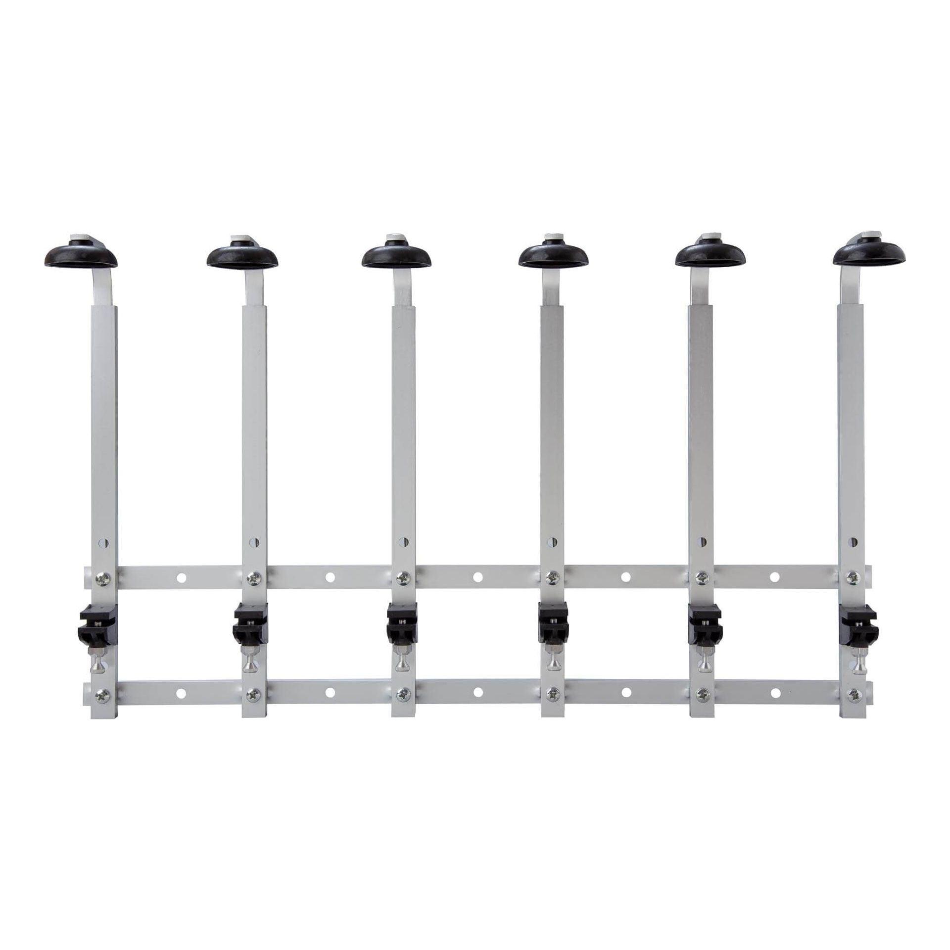 Stylish Wall-Mounted 6 Bottle Rack for 70cl/1 Litre Bottles