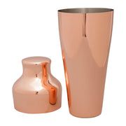 Copper Plated Art Deco Mezclar 2 Piece Shaker 550ml