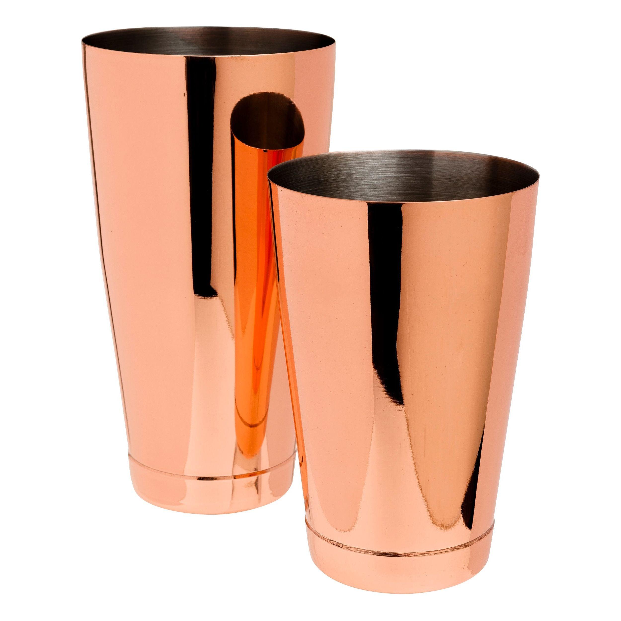 Copper Plated Boston Can Set 28oz & 18oz