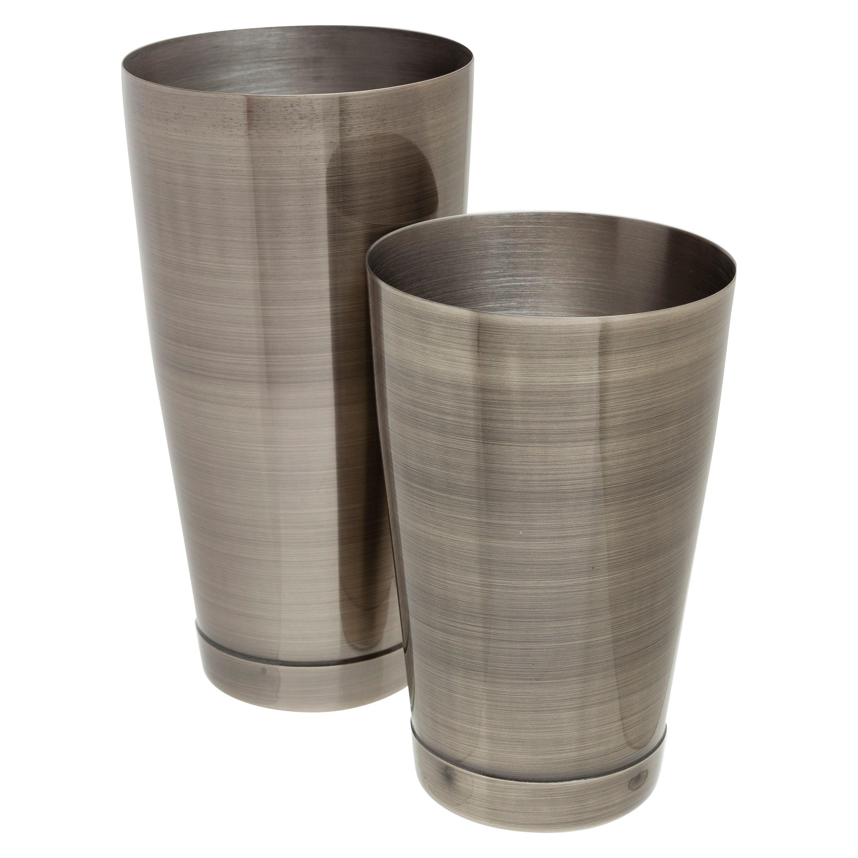 Antique Brass Plated 28oz/18oz Boston Can Set