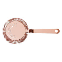 Mezclar Round Strainer Copper Plated
