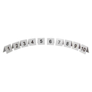 Clear Perspex Table Numbers 1-10