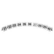 Perspex Table Numbers 31-40 Set