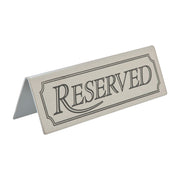 Premium Stainless Steel Reserved Table Sign