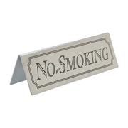 Stainless Steel No Smoking Sign