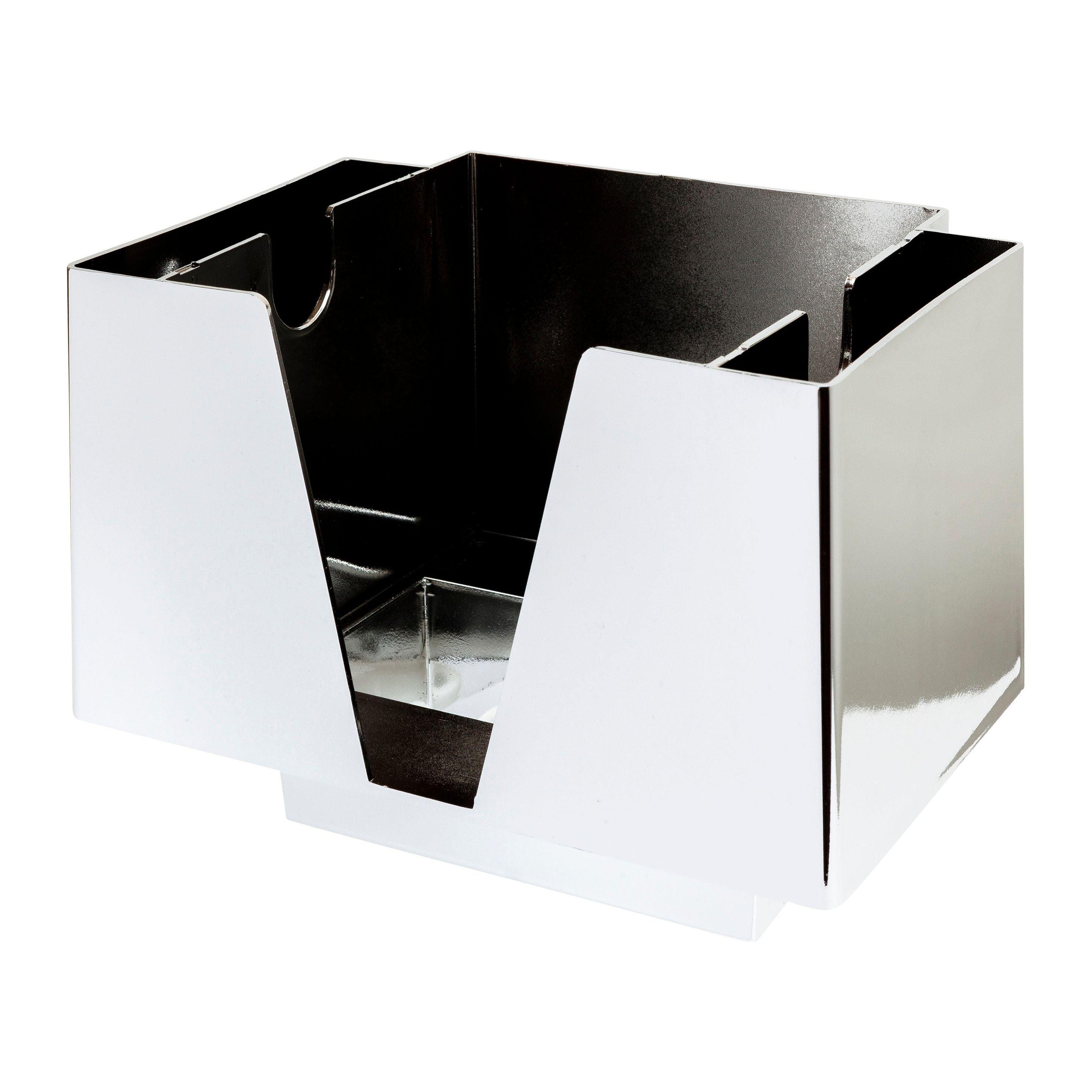 Chrome Finish 3 Part Bar Organiser