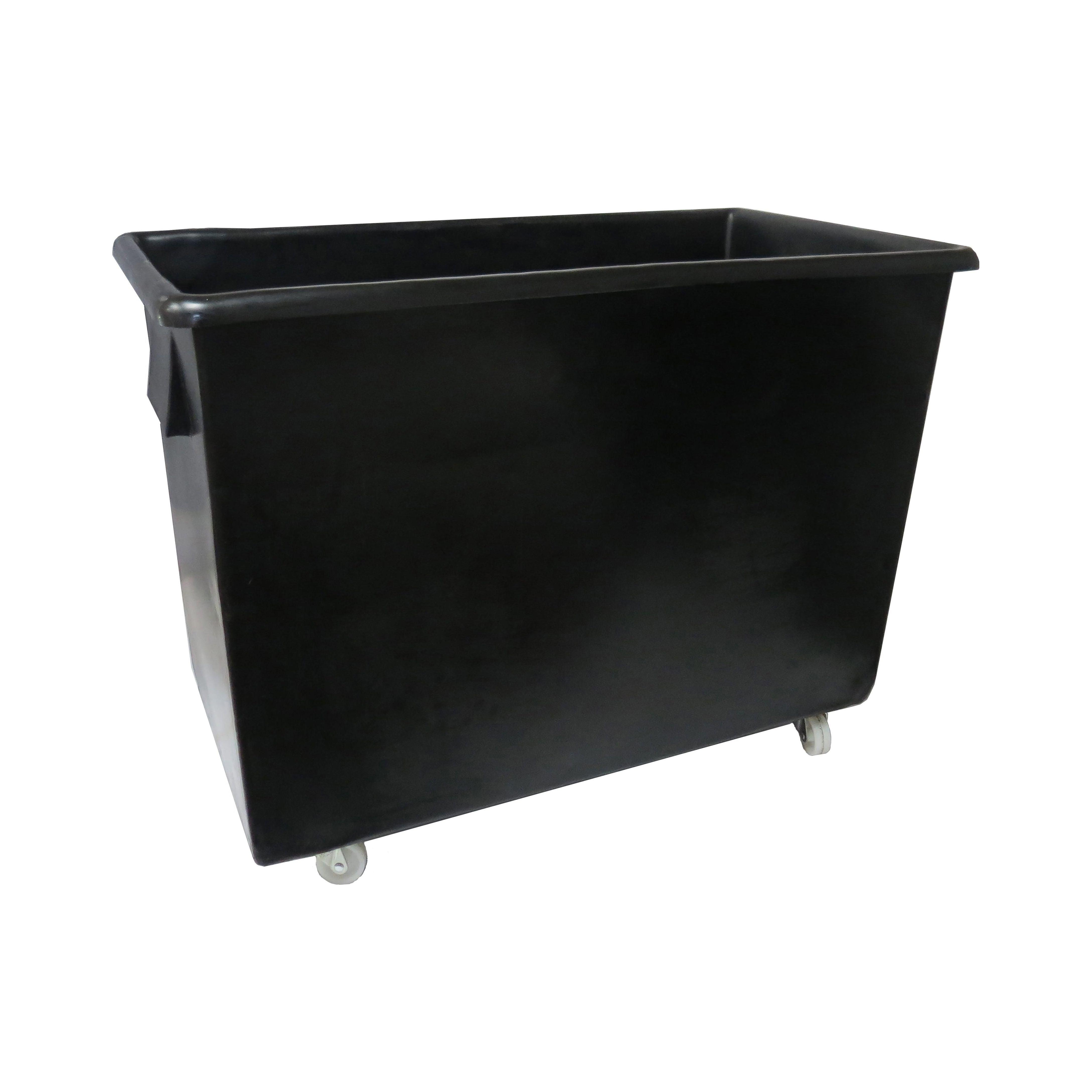 Black Bottle Skip With Castors - 160L