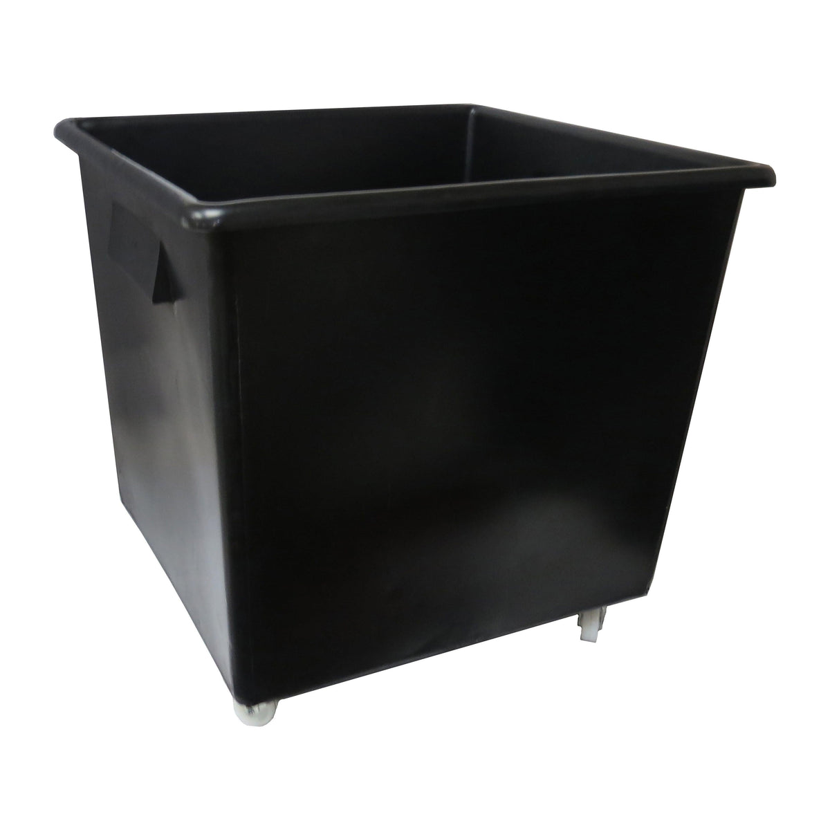 185L Black Bottle Skip With Castors