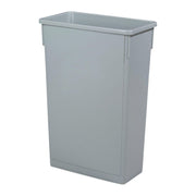 87 Litre Grey Slim Recycling Bin