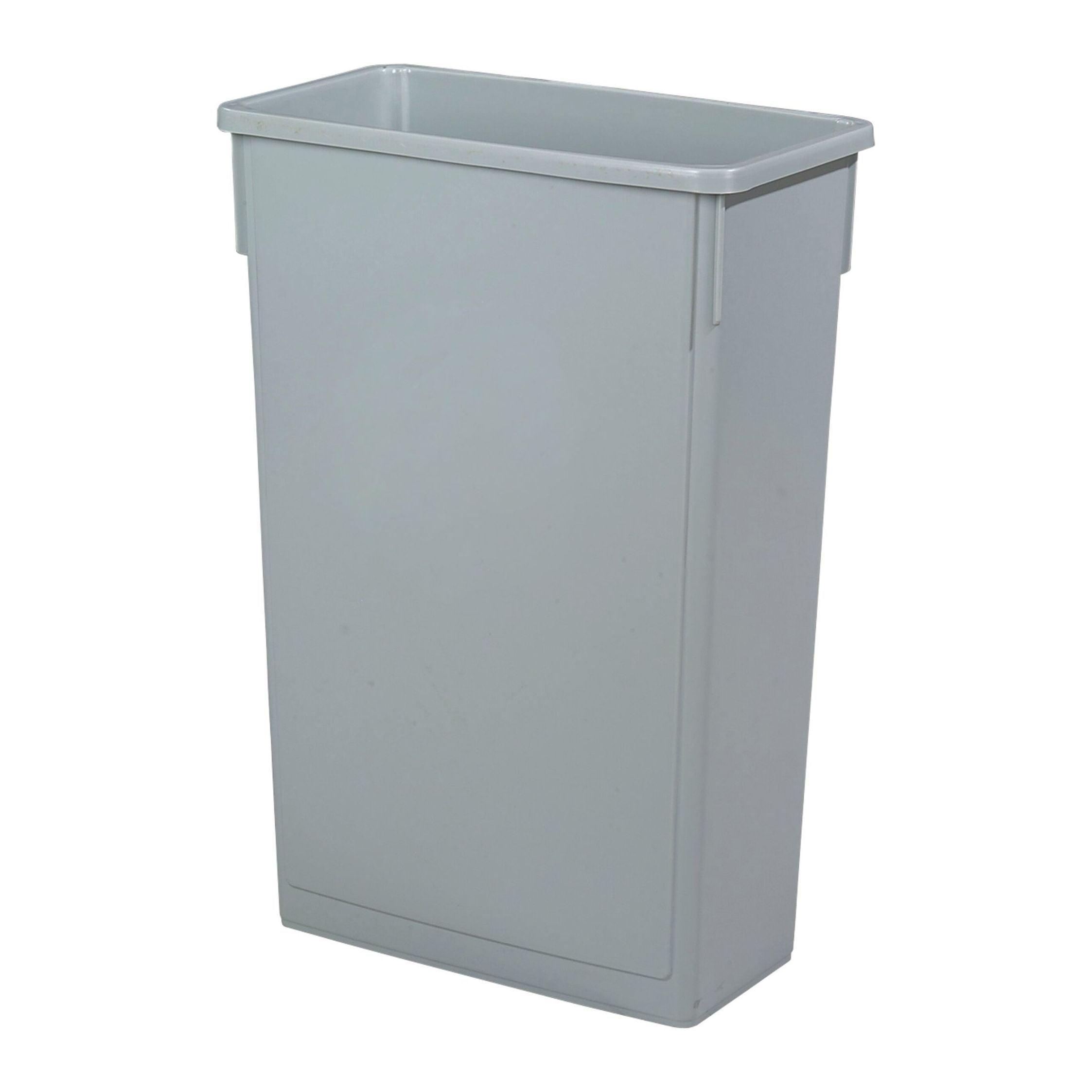 87 Litre Grey Slim Recycling Bin