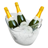 Clear 8 Litre Plastic Wine/Champagne Cooler
