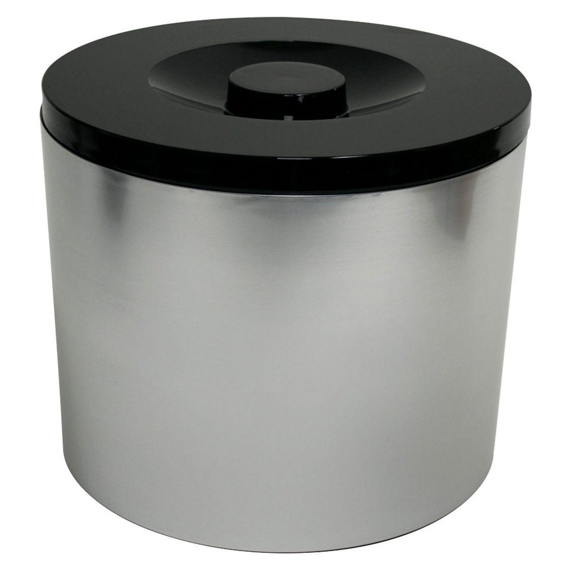 Sleek Brushed Aluminium Effect Ice Bucket