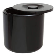 Black Round Ice Bucket with Liner