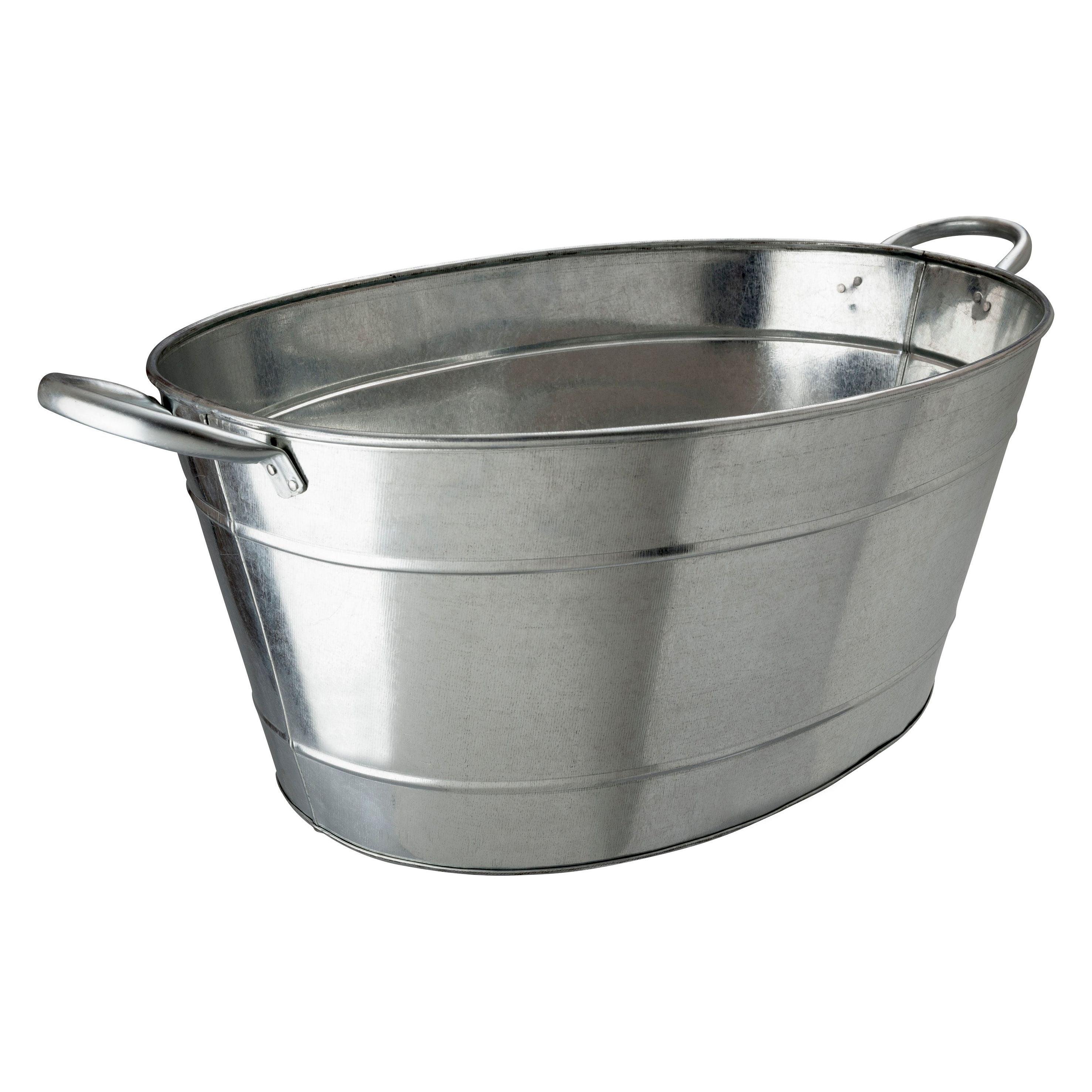 Ultimate Galvanised Steel Beverage Cooler Tub - 25 litre