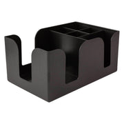 Sleek Black Bar Caddy