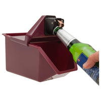 Burgundy Under Counter Opener and Catcher