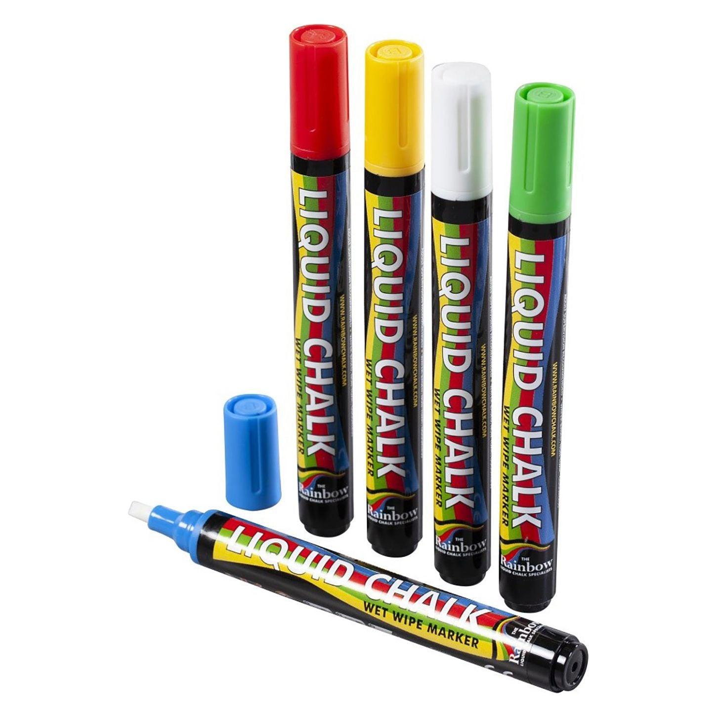 Vibrant 6mm Liquid Chalk Pens - Pack of 5