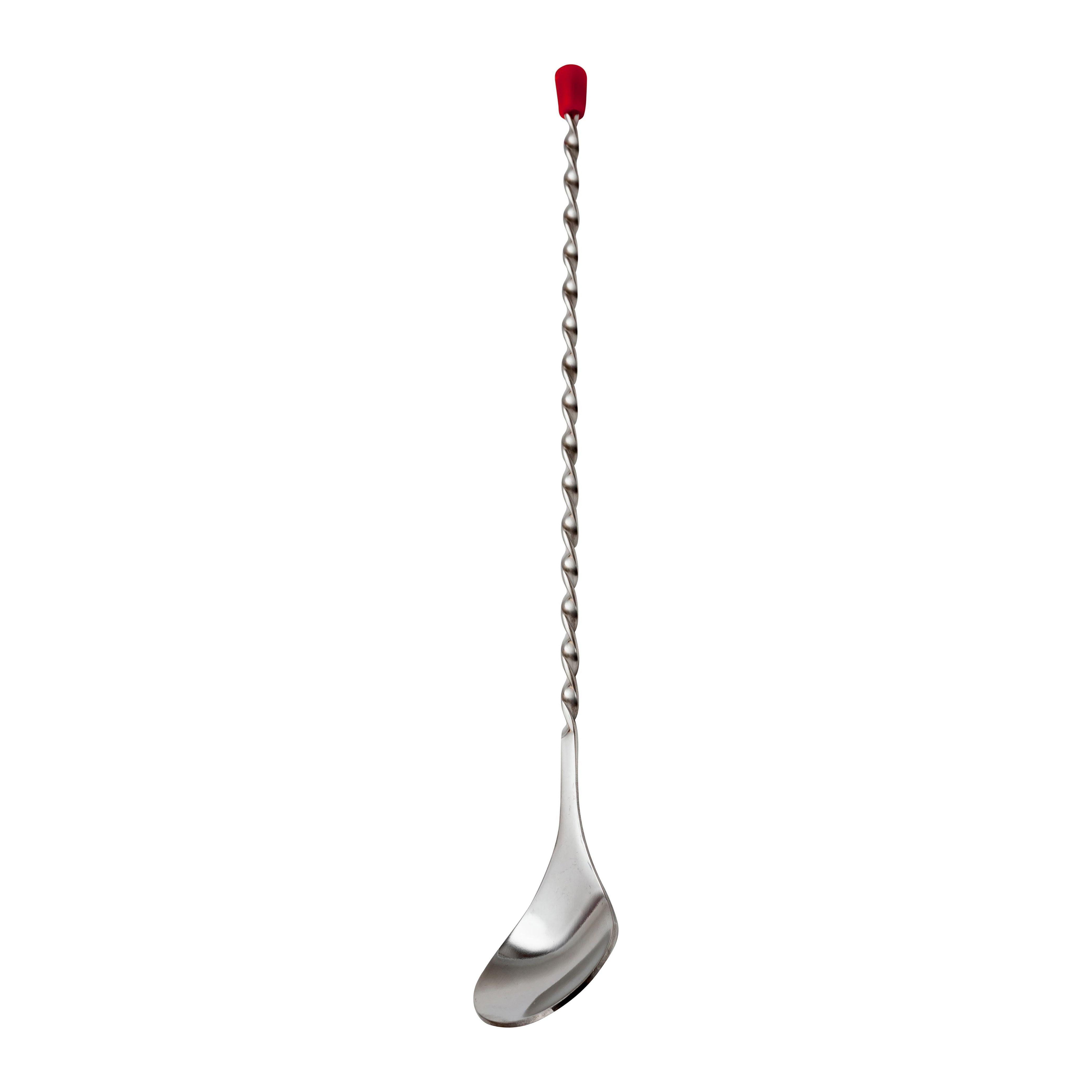 Sleek Stainless Steel Cocktail Spoon