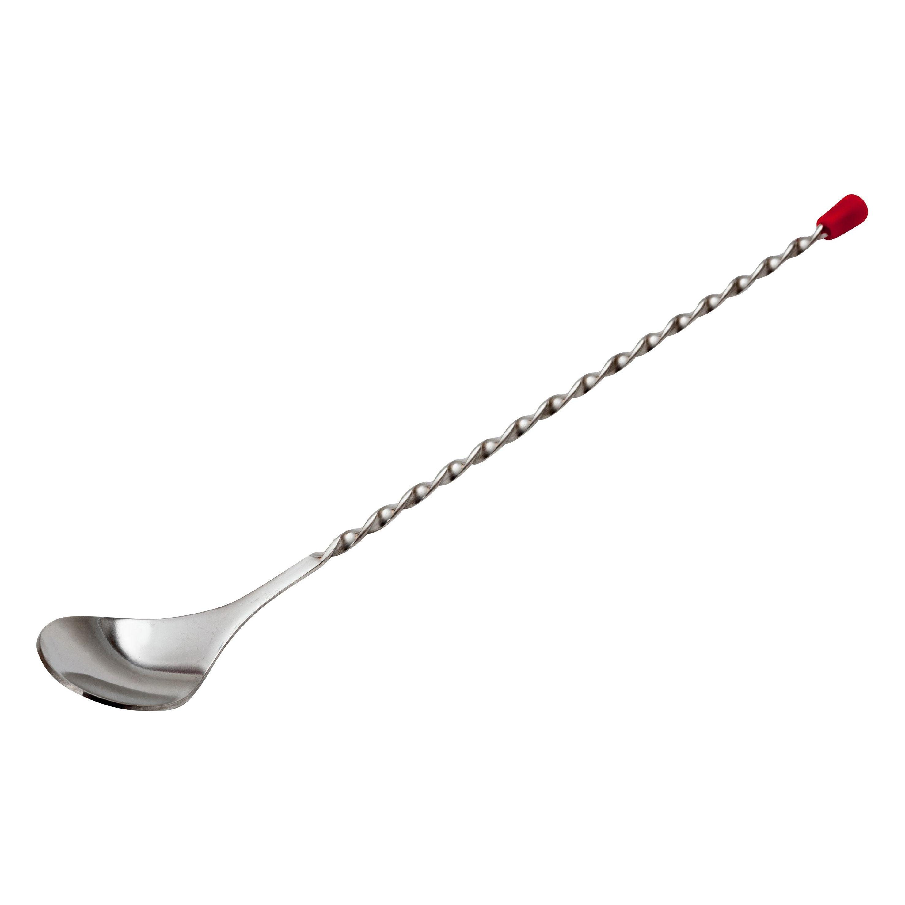 Sleek Stainless Steel Cocktail Spoon