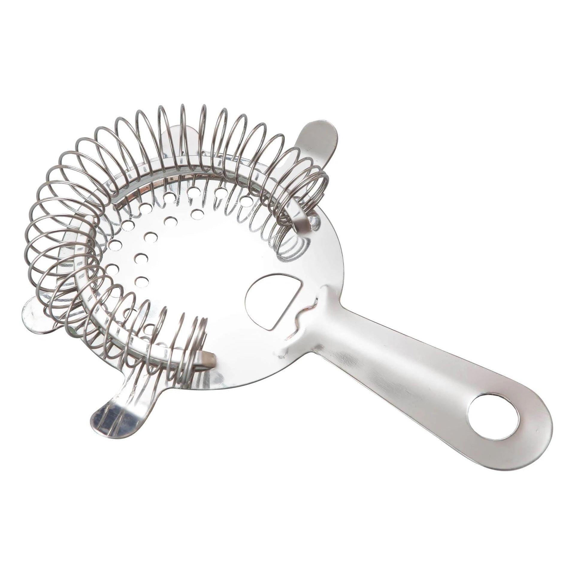 Stainless Steel Hawthorne Cocktail Strainer 4 Ear