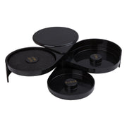 Black 3-Tier Glass Rimmer