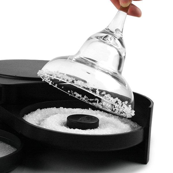 Black 3-Tier Glass Rimmer
