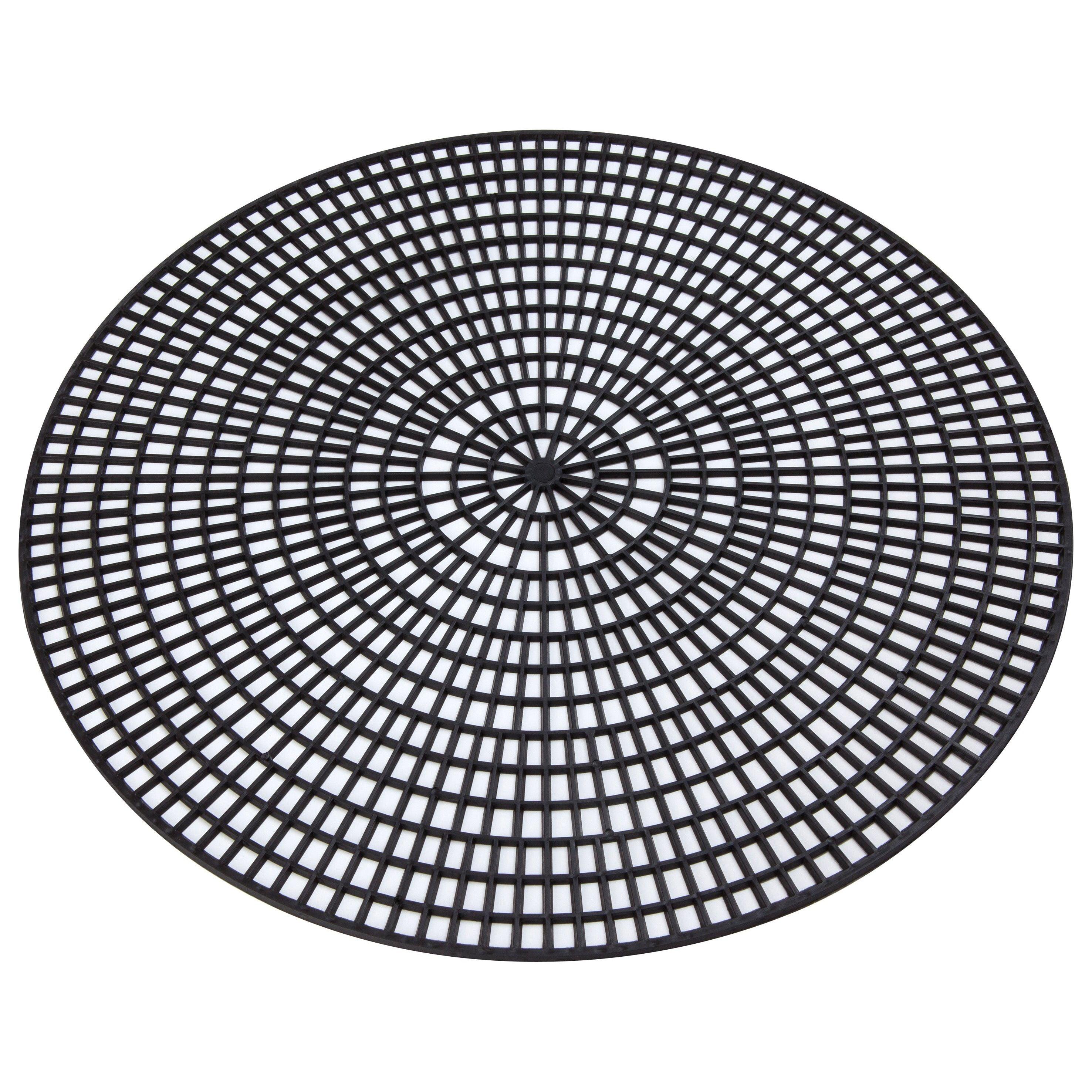 16-Inch Black Non Slip Service Tray Mat