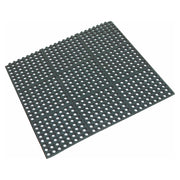 Premium Black Interlocking Rubber Floor Mat - 90 x 90 x 1.2cm