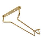 Sleek 10" Brass Glass Hanger