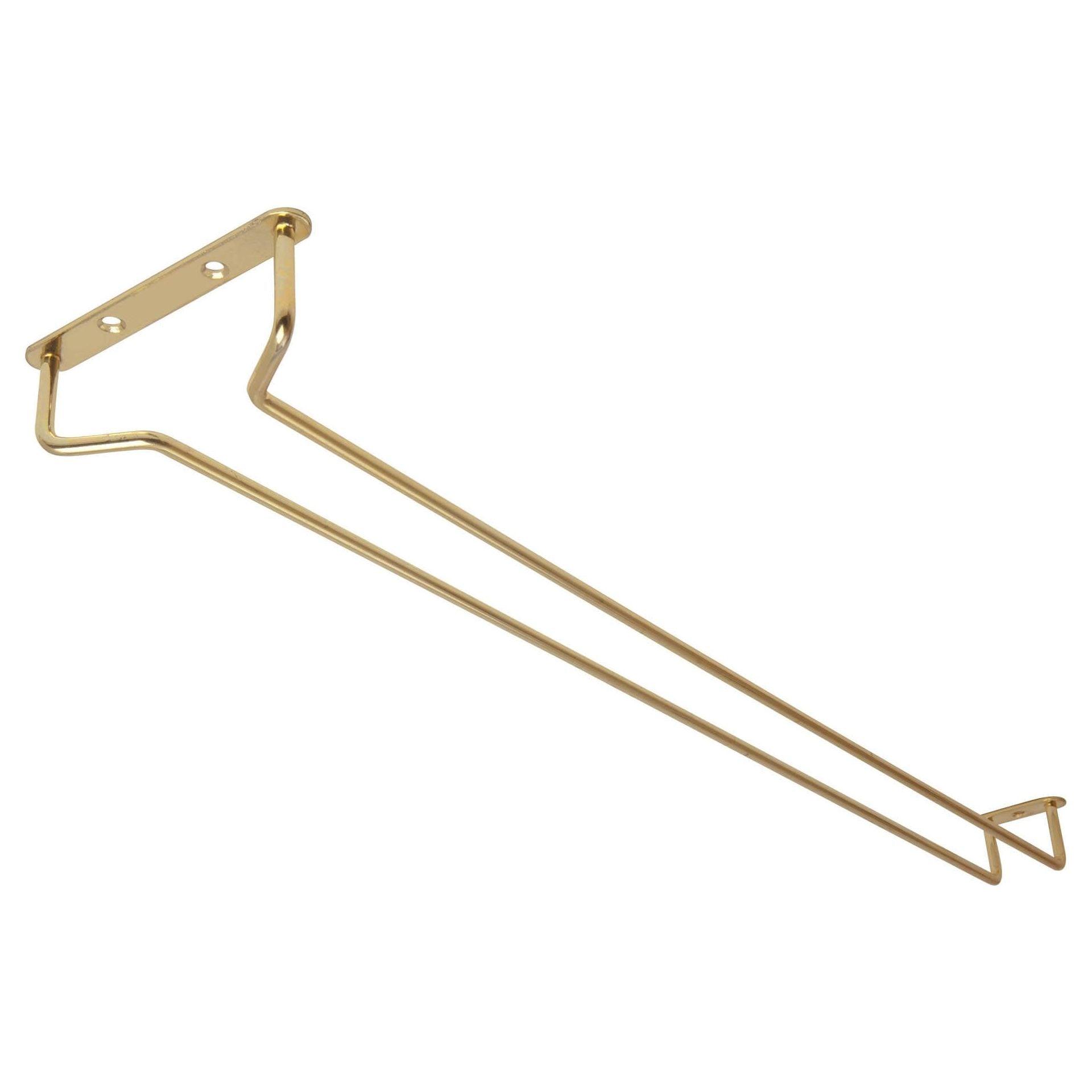 24" Brass Glass Hanger