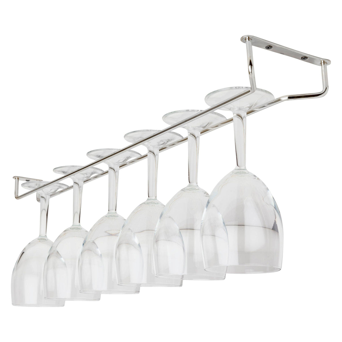 24" Chrome Glass Hanger