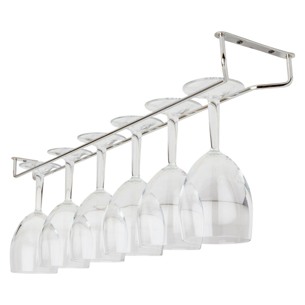 24" Chrome Glass Hanger