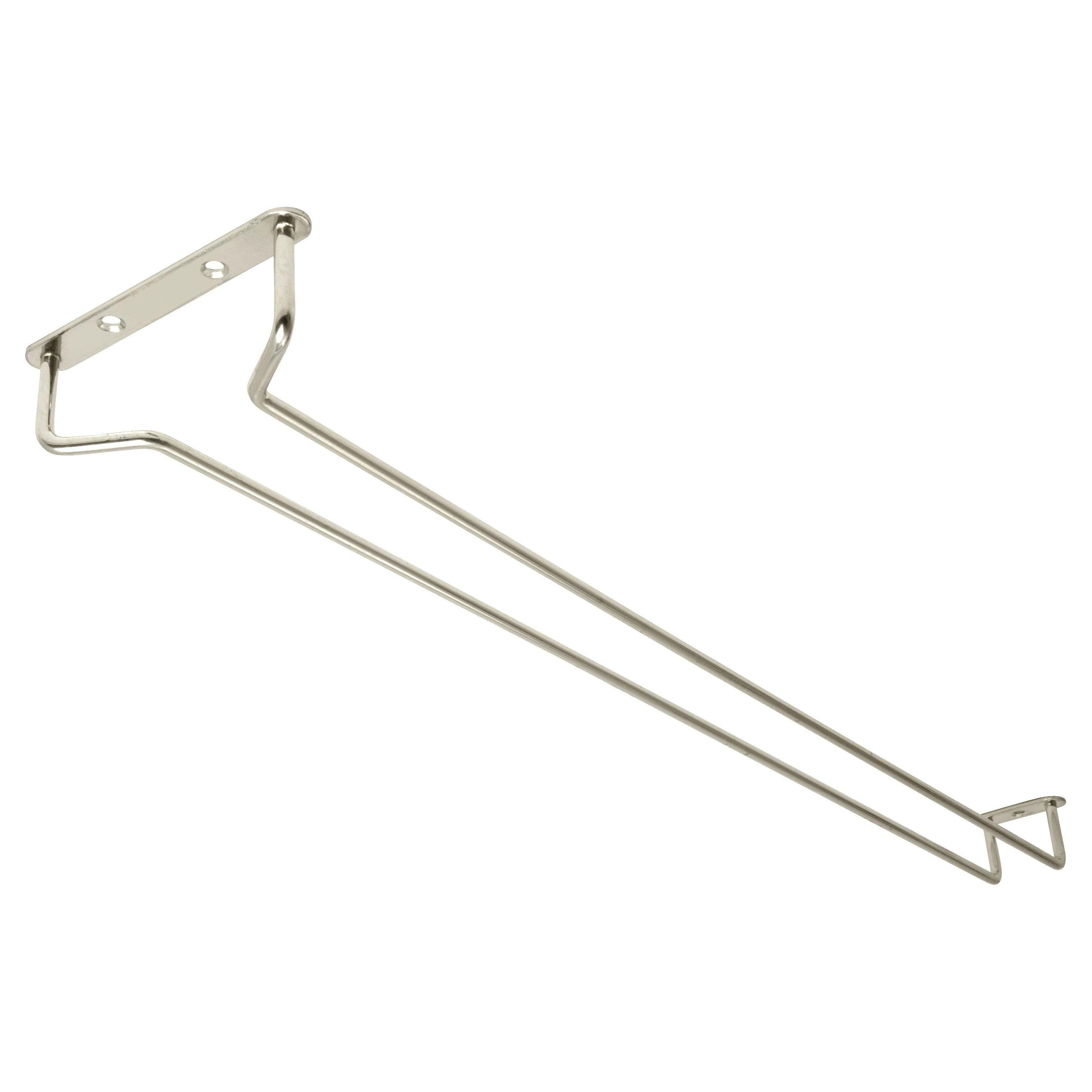 24" Chrome Glass Hanger