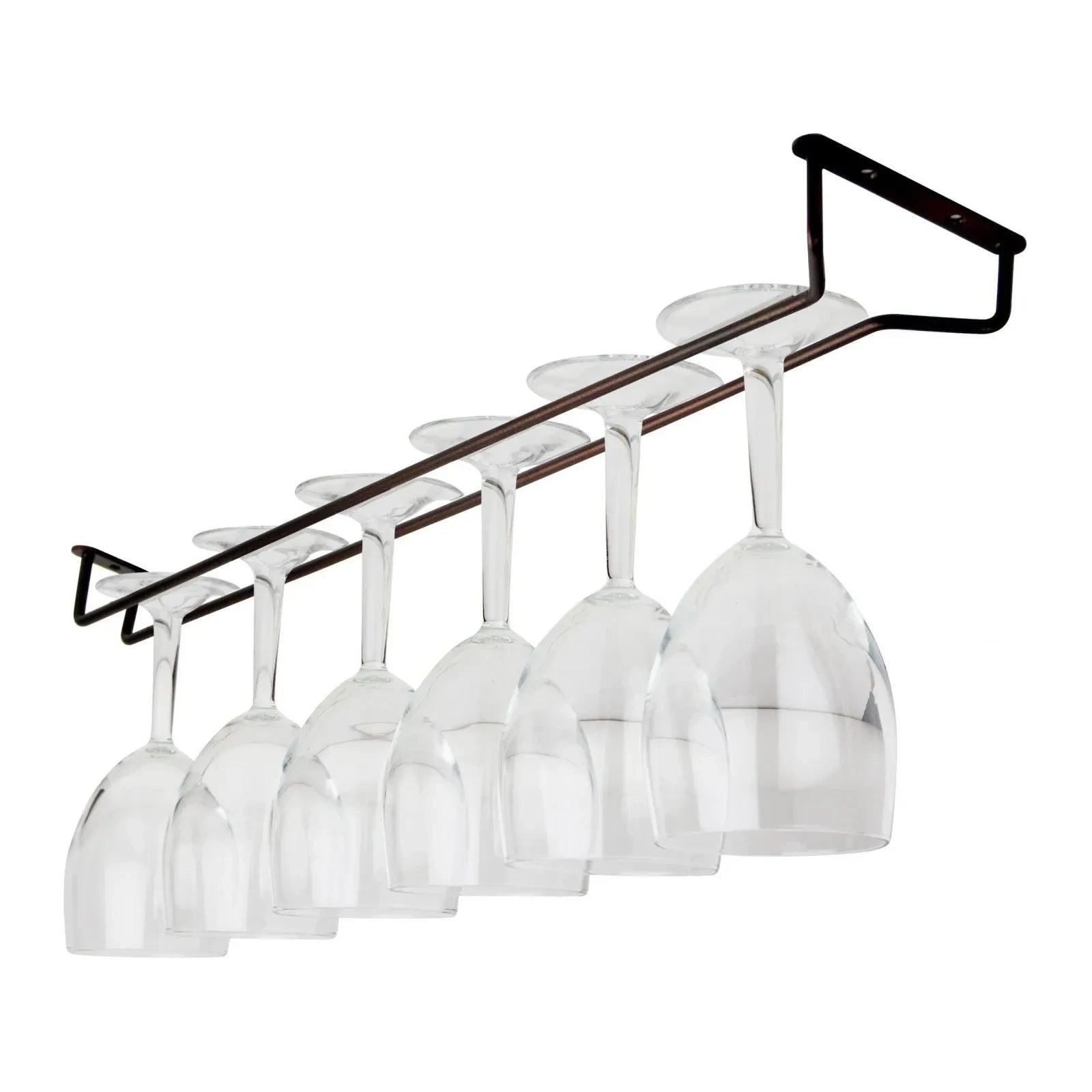 Rustic Glass Hanger - 24 Inch with 3 Screws