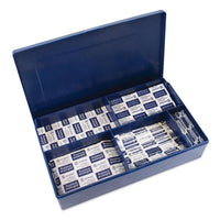Blue Detectable Plasters - Pack of 100 Assorted Sizes