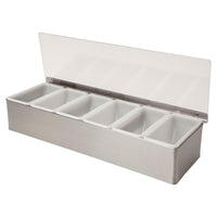 GenWare 6 Part Stainless Steel Condiment Holder