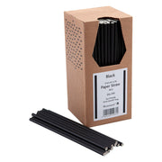 Eco-Friendly Black 8 Inch Paper Straws - Pack of 250