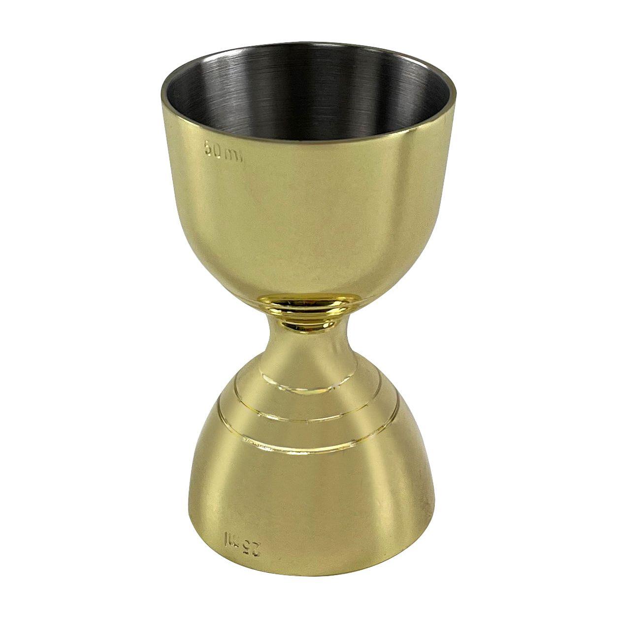 Gold Plated Bell Jigger 25ml/50ml