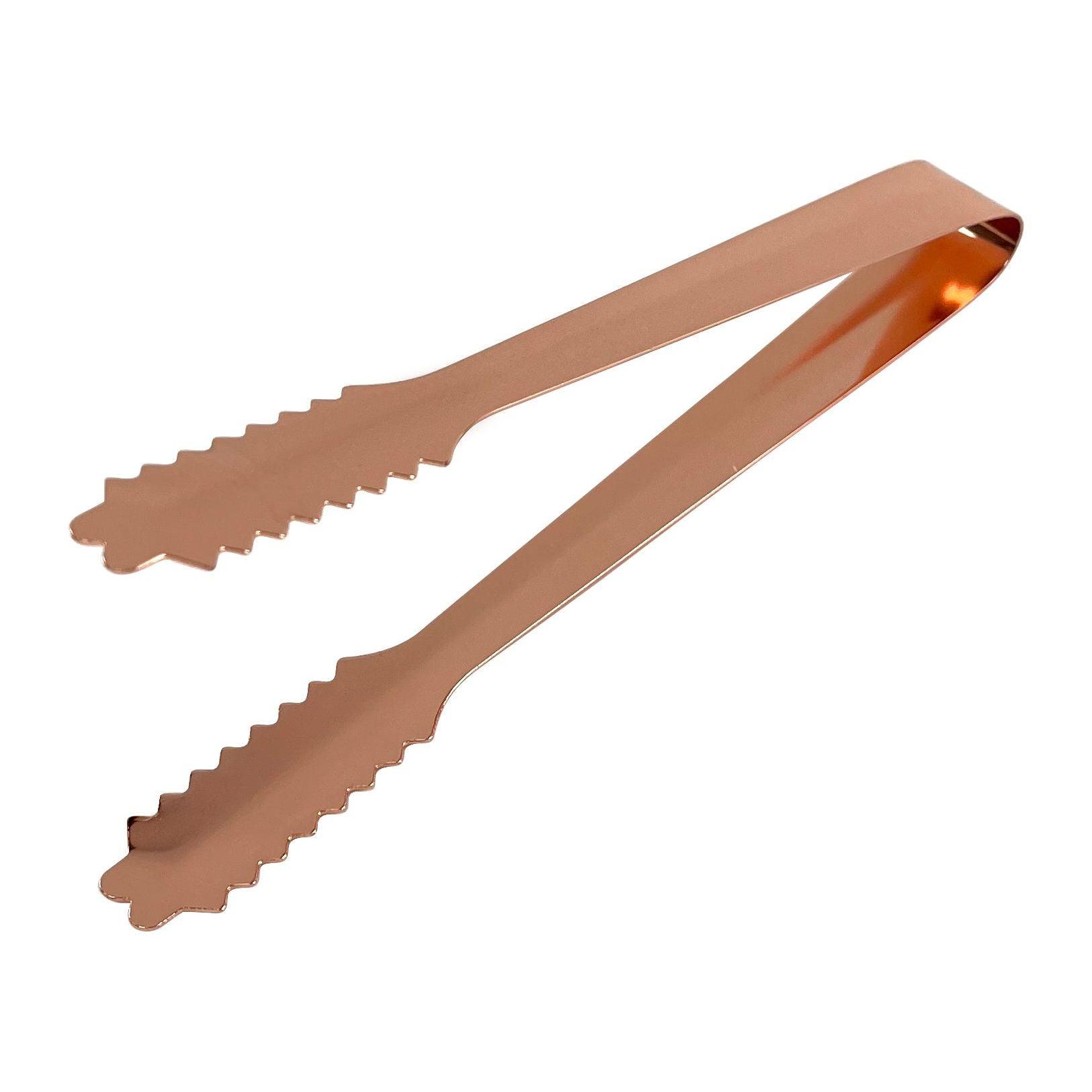 Copper Plated 7 Inch Ice Tongs