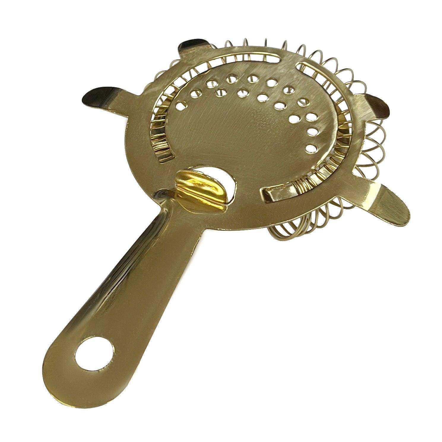 Gold Plated 4 Prong Hawthorne Strainer