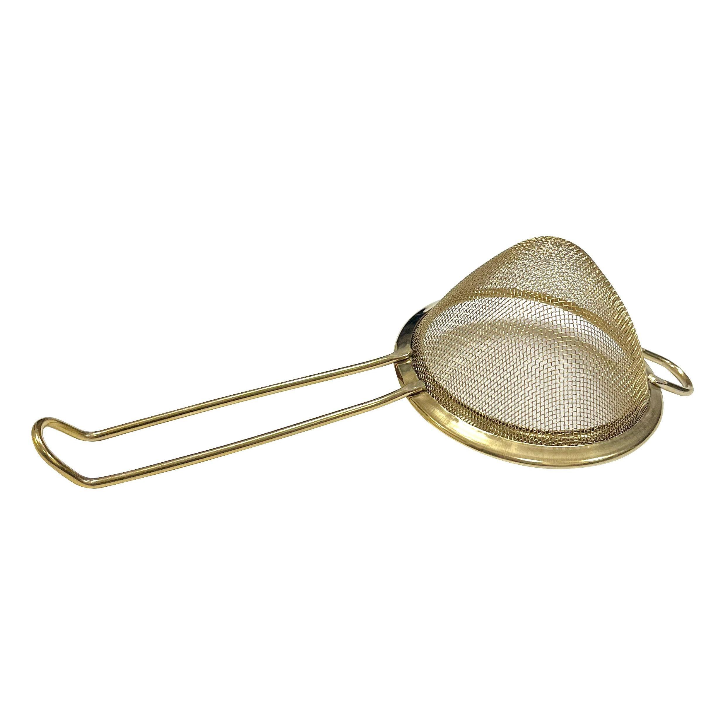 Gold Plated Fine Mesh Strainer