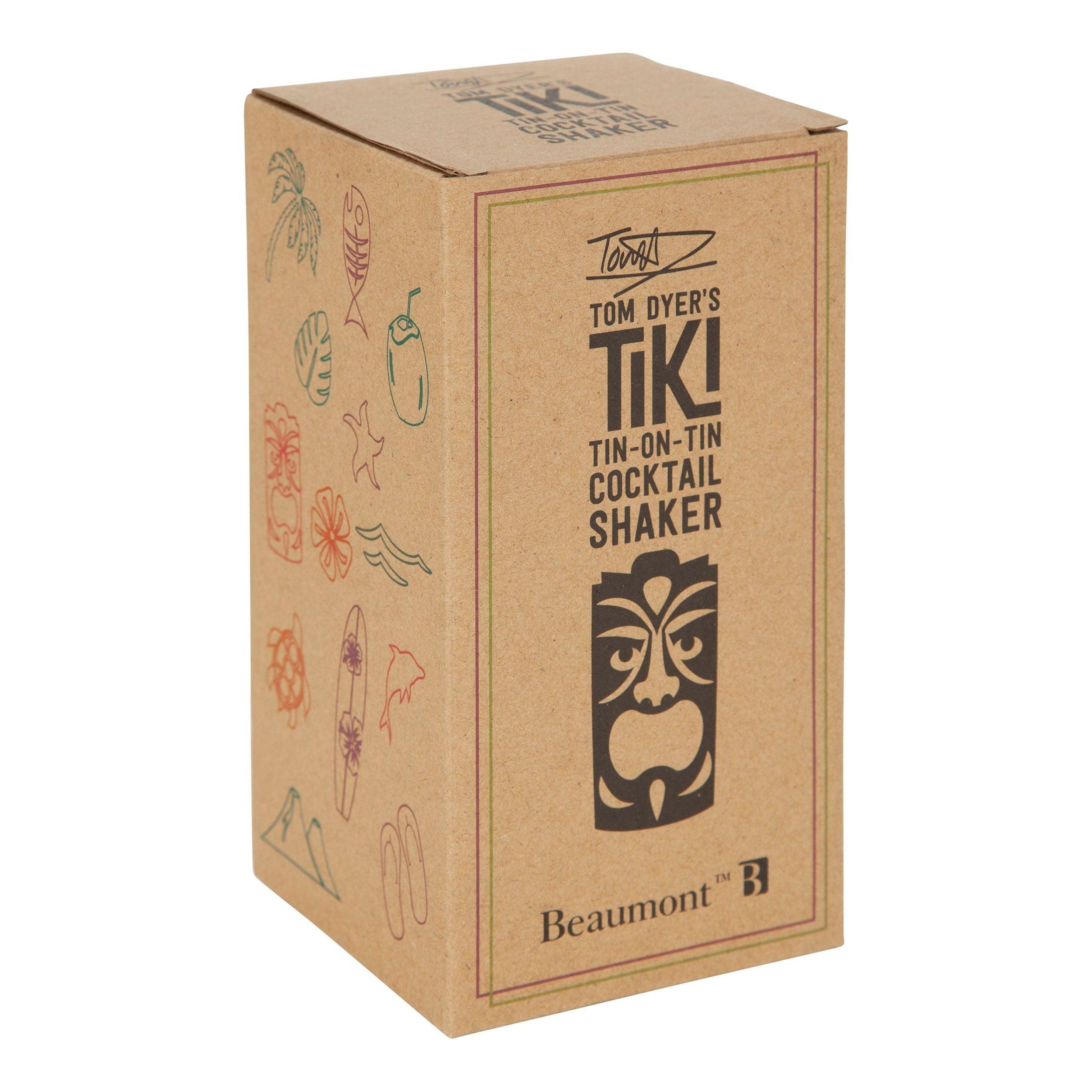 Tiki Engraved Cocktail Shaker Set