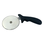 Beaumont Black Handle Pizza Cutter 4 Inch
